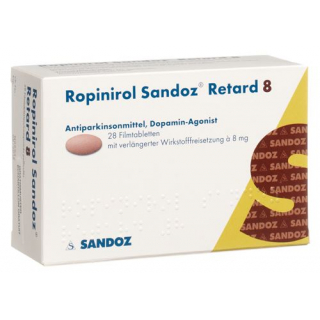 Ропинирол Сандоз Ретард 8 мг 28 таблеток