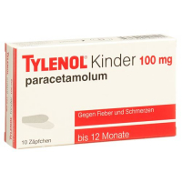 Тайленол Детский 100 мг 10 суппозиториев