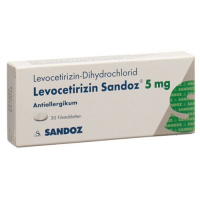Левоцетиризин Сандоз 5 мг 30 таблеток покрытых оболочкой
