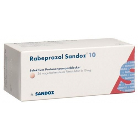 Рабепразол Сандоз 10 мг 56 таблеток покрытых оболочкой