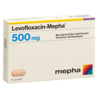 Левофлоксацин Мефа 500 мг 7 таблеток покрытых оболочкой