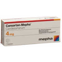 Кансартан Мефа 4 мг 7 таблеток