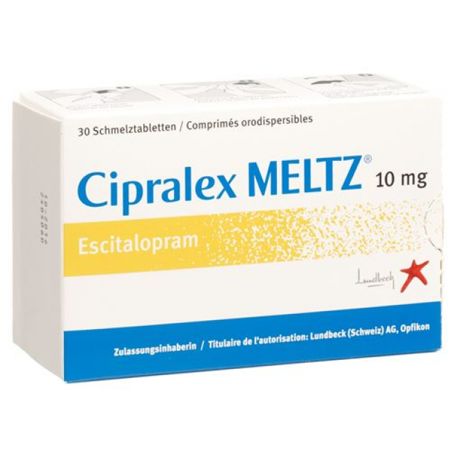 Ципралекс Мельц 10 мг 30 растворимых таблеток