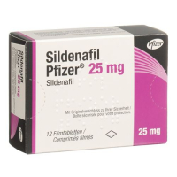 Силденафил Пфайзер 25 мг 12 таблеток покрытых оболочкой  