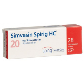 Симвазин Спириг 20 мг 28 таблеток покрытых оболочкой