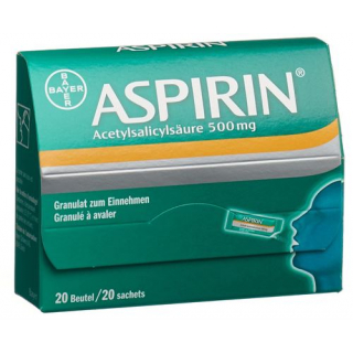 Аспирин гранулы 500 мг 20 пакетиков  