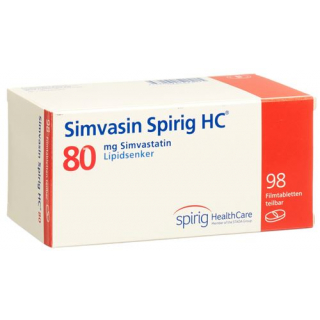 Симвазин Спириг 80 мг 98 таблеток покрытых оболочкой 
