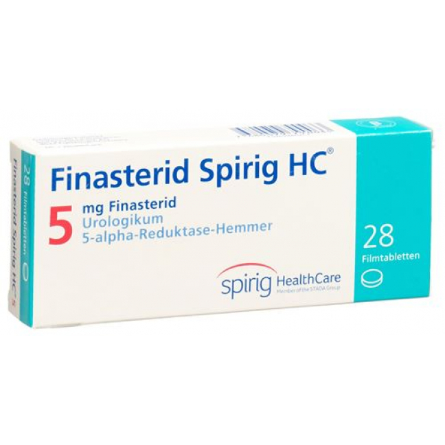 Финастерид Спириг 5 мг 28 таблеток покрытых оболочкой