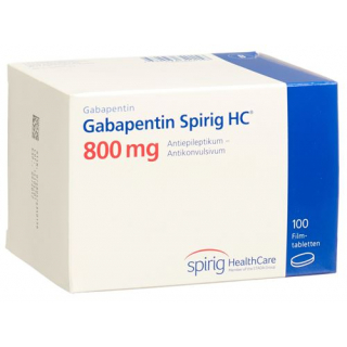 Gabapentin Spirig 800 mg 100 filmtablets