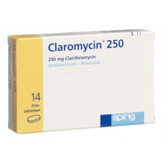 Кларомицин 250 мг 14 таблеток покрытых оболочкой