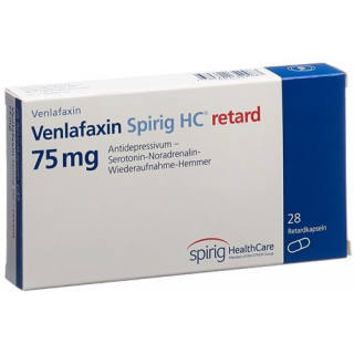 Венлафаксин Спириг HC Ретард 75 мг 28 капсул  