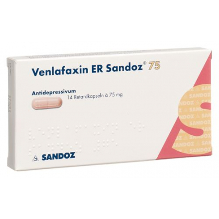 Венлафаксин ER Сандоз 75 мг 14 ретард капсул  