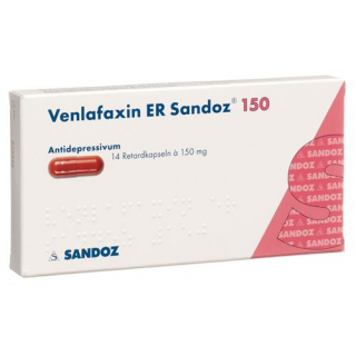 Венлафаксин ER Сандоз 150 мг 14 ретард капсул  
