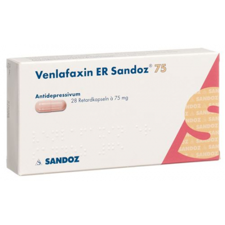 Венлафаксин ER Сандоз 75 мг 28 ретард капсул 