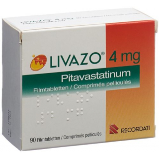 Ливазо 4 мг 90 таблеток покрытых оболочкой  