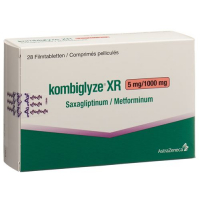 Комбоглиз XR 5 мг / 1000 мг 98 таблеток покрытых оболочкой