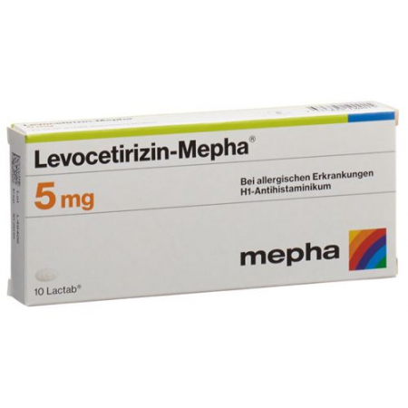 Левоцетиризин Мефа 5 мг 50 таблеток покрытых оболочкой