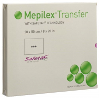 Mepilex Transfer Safetac Wundauflagen 20x50см Sil 4 штуки