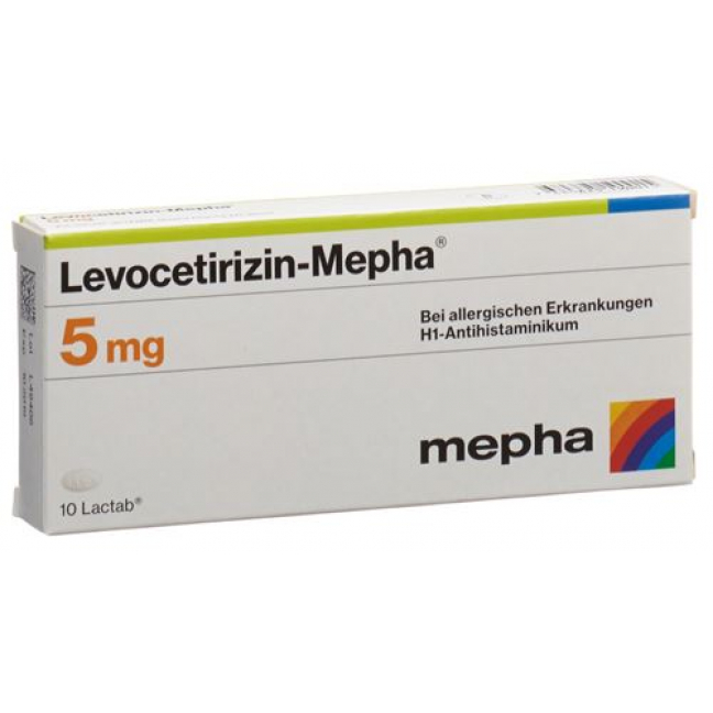 Левоцетиризин Мефа 5 мг 30 таблеток покрытых оболочкой  