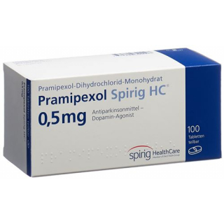 Прамипексол Спириг 0.5 мг 100 таблеток