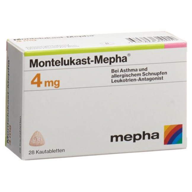 Монтелукаст Мефа 4 мг 98 жевательных таблеток