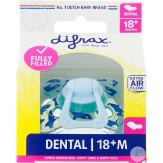 Difrax Nuggi Dental 18+m Silikon