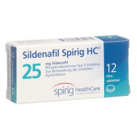 Силденафил Спириг HC 25 мг 12 таблеток покрытых оболочкой  