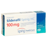 Силденафил Спириг HC 100 мг 4 таблетки покрытые оболочкой 