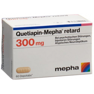 Кветиапин Мефа Ретард 300 мг 100 депо таблеток