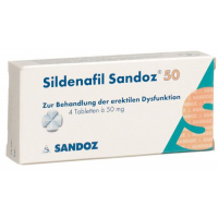 Силденафил Сандоз 50 мг 4 таблетки 