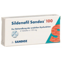 Силденафил Сандоз 100 мг 4 таблетки