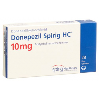 Донепезил Спириг 10 мг 28 таблеток покрытых оболочкой