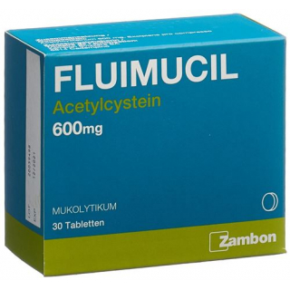 Флуимуцил 600 мг 30 таблеток