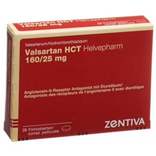 Валсартан ГХТ Хелвефарм 160/25 мг 28 таблеток