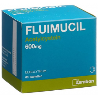 Флуимуцил 600 мг 60 таблеток