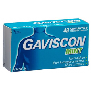 Гевискон Мята 48 жевательных таблеток