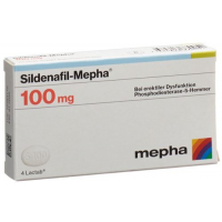 Силденафил Мефа 100 мг 12 таблеток покрытых оболочкой  