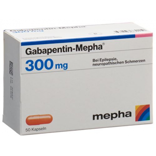 Габапентин Мефа 300 мг 50 капсул