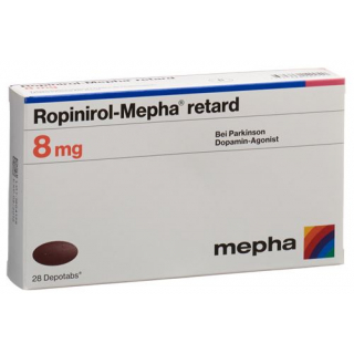 Ропинирол Мефа Ретард 8 мг 28 депо-таблеток