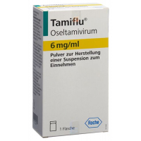 Тамифлю порошок для приготовления суспензии 6 мг/мл флакон 13 г
