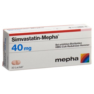 Симвастатин Мефа 40 мг 100 таблеток покрытых оболочкой