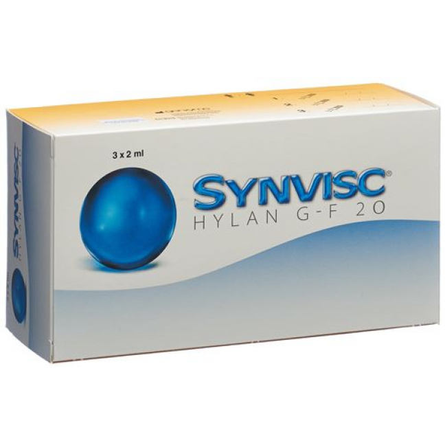 Synvisc раствор для инъекций 3 ампулы 2мл