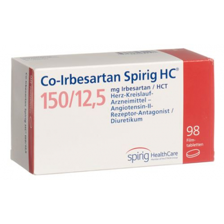 CO Irbesartan Spirig 150/12.5 mg 98 filmtablets