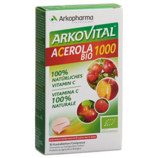 Acerola Bio 1000 жевательные таблетки 30 штук