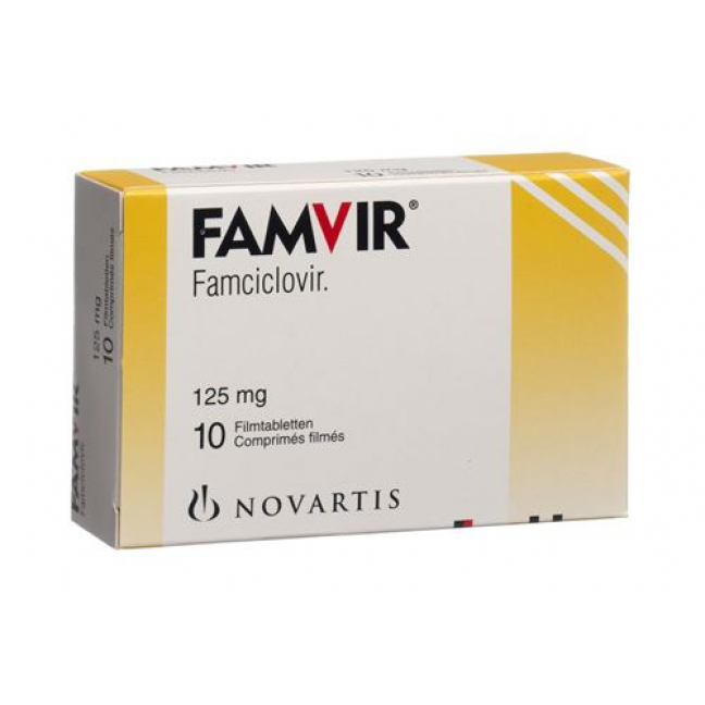 Фамвир 125 мг 10 таблеток