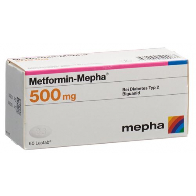 Метформин Мефа 500 мг 50 таблеток покрытых оболочкой 
