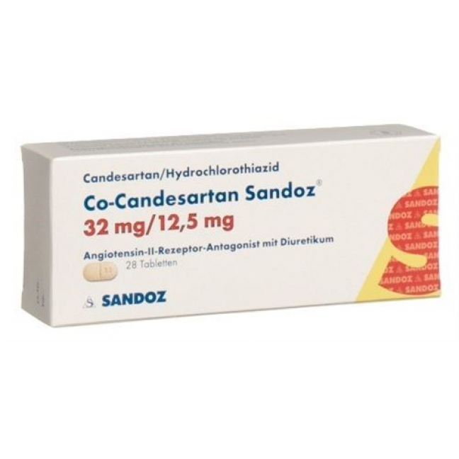 Ко-Кандесартан Сандоз 32/12,5 мг 28 таблеток
