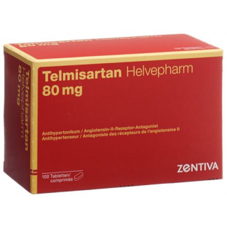 Телмисартан Хелвефарм 80 мг 100 таблеток 
