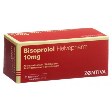 Бисопролол Хелвефарм 10 мг 100 таблеток