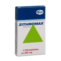 Zithromax 250 mg 4 filmtablets